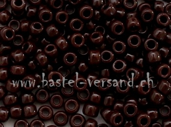 Rocailles-Perlen 11/0 dunkelbraun 46D