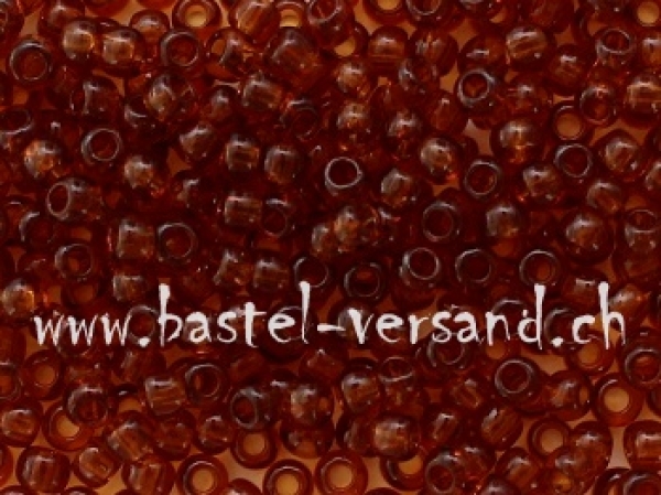 Toho Rocailles-Perlen 9/0 braun transparent 515