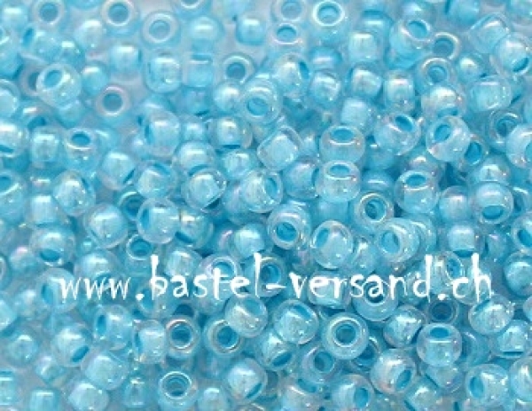 Toho Rocailles-Perlen 9/0 irisirend blau 804