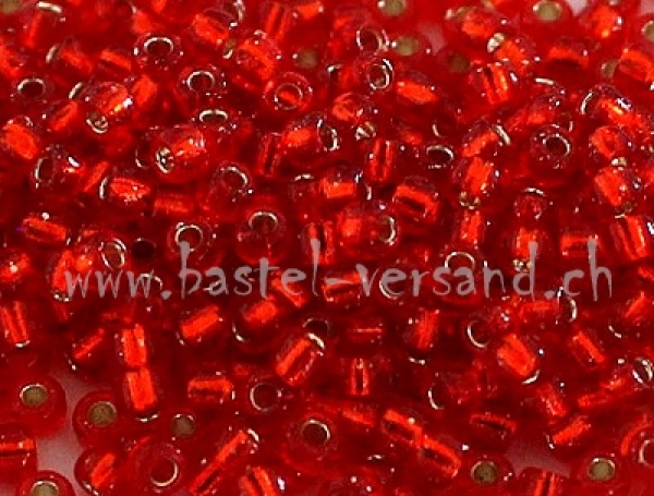 Miyuki Rocailles-Perlen 8/0 rot