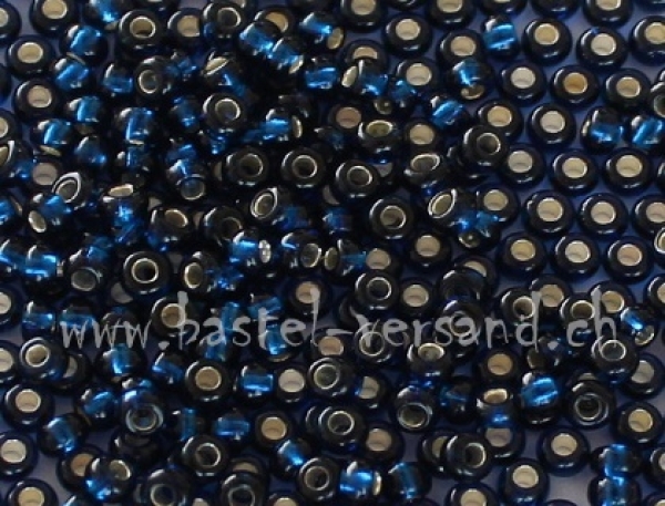 Rocailles-Perlen 2,2mm nachtblau
