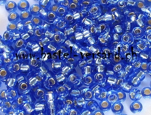 Rocailles-Perlen 9/0 blau 1065