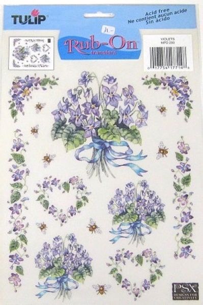 Rub-On Transfer Veilchen