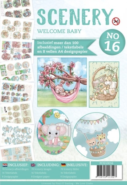 Stanzbogen-Buch Baby