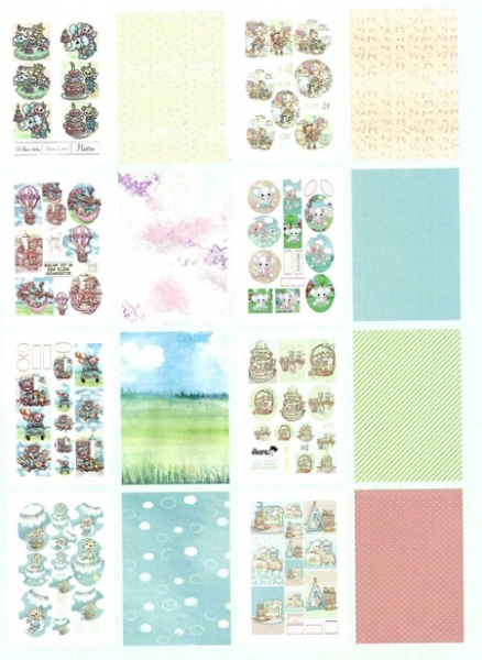 Stanzbogen-Buch Baby