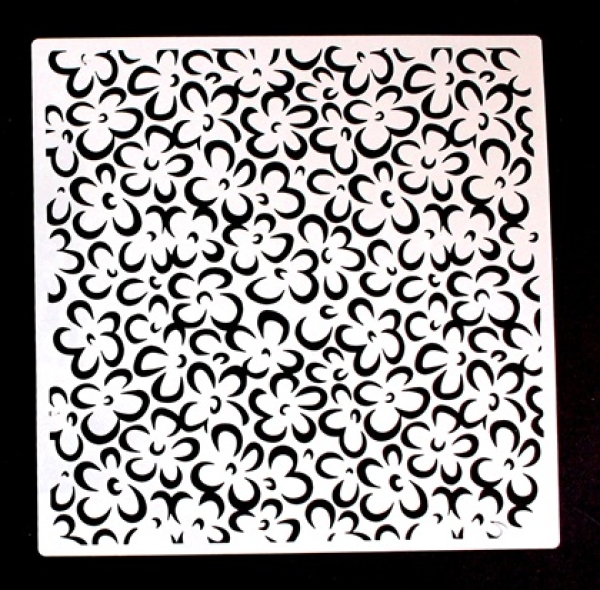 Schablone Blumen 1