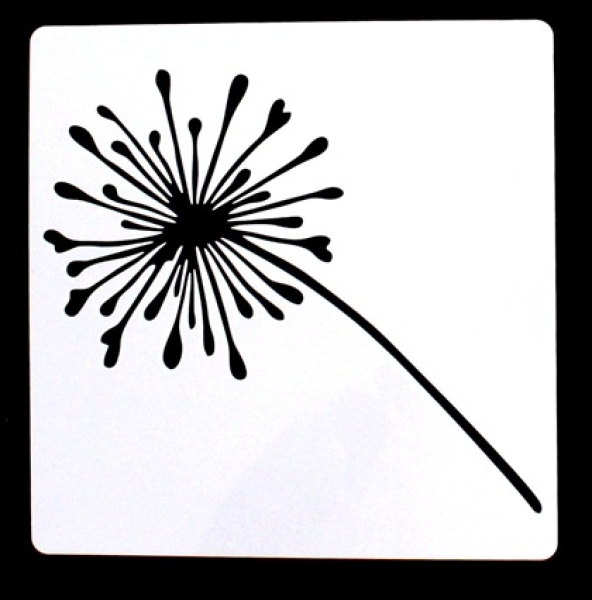 Schablone Pusteblume 3