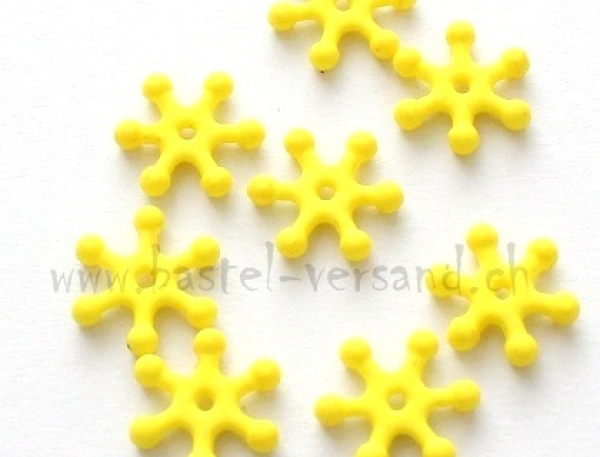 Schneestern 15mm gelb