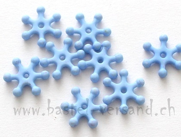 Schneestern 15mm hellblau