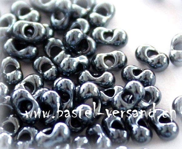 Farfalle anthrazit 2 x 4mm