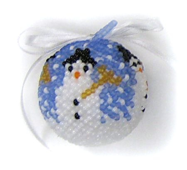 Kugel Schneemann 4,5cm