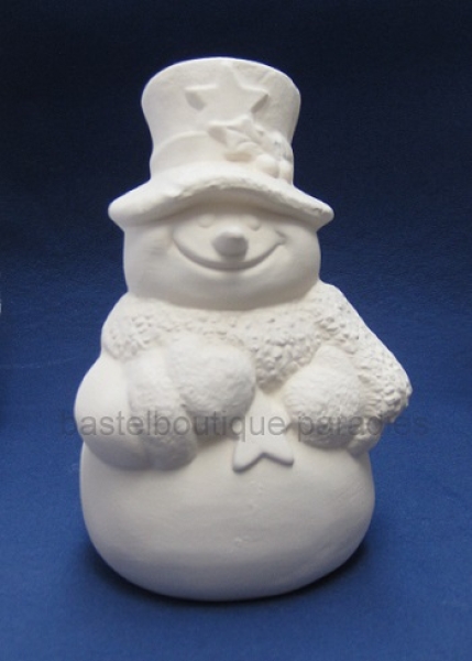 Rohkeramik Schneemann