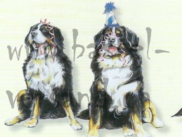 3D Schnittbogen Hunde