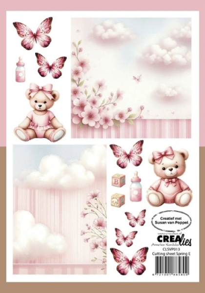 Schnittbogen Bärli rosa