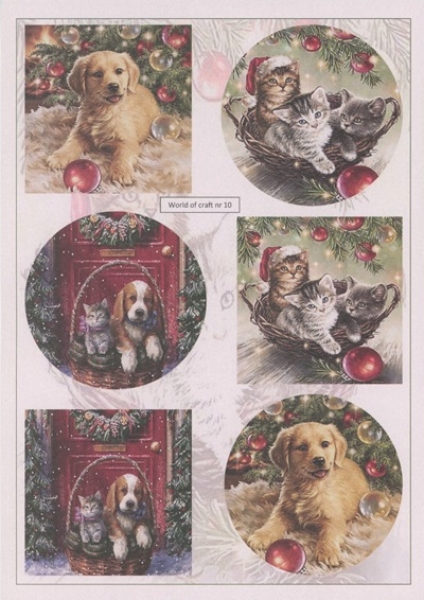 Schnittbogen Welpen und Kätzchen