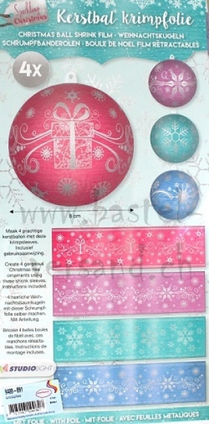 Schrumpfbanderolen Weihnachtskugeln