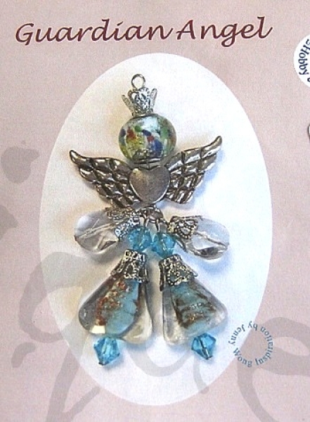 Bastelpackung Schutzengel türkis