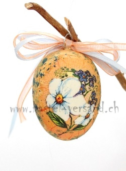 Osterei 4,5cm Frühlingsblumen