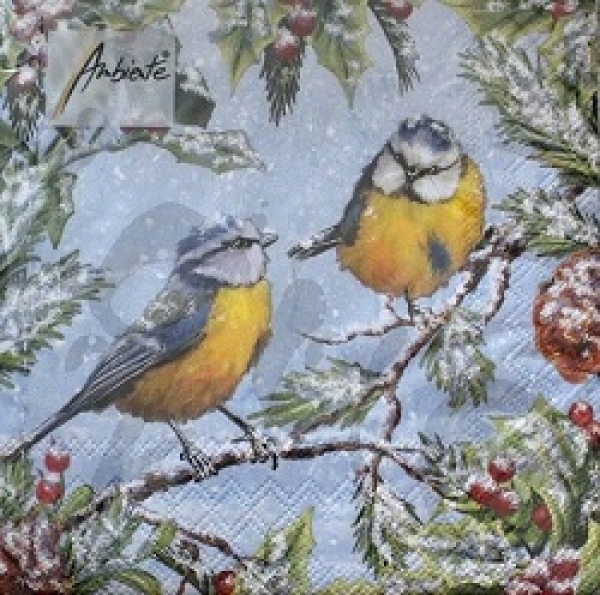 Serviette chirping birds