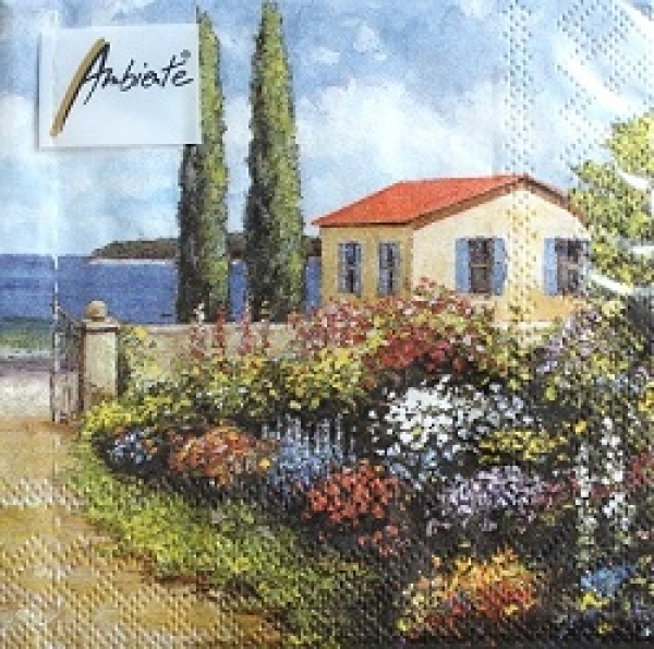 Serviette florals by the sea