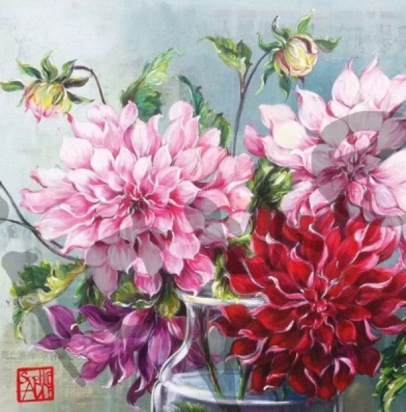 Serviette pink fusion