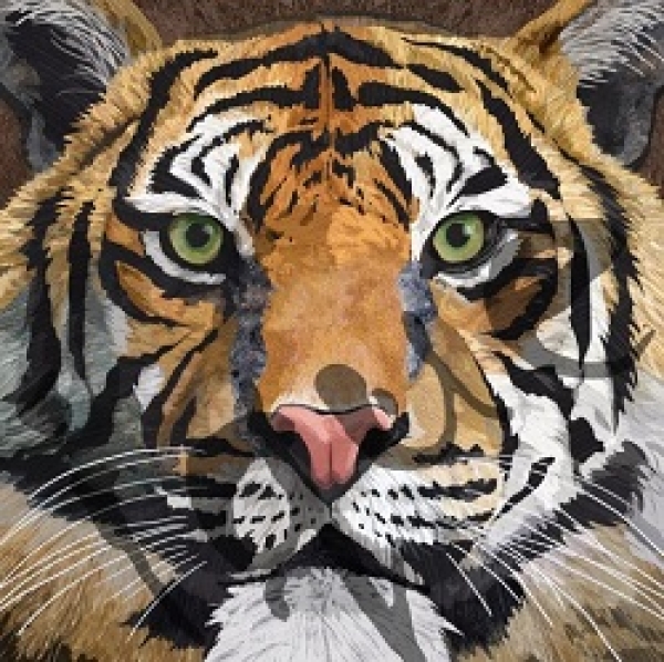 Serviette sauvage tiger