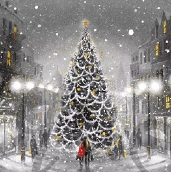 Serviette la fête de noël