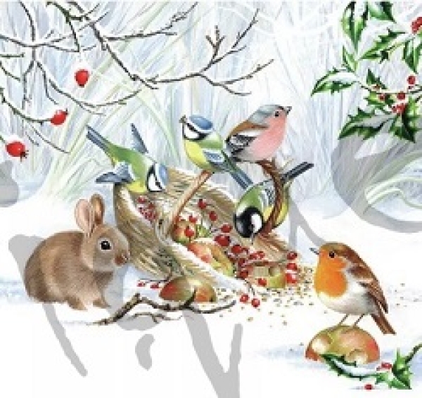 Serviette winter treat