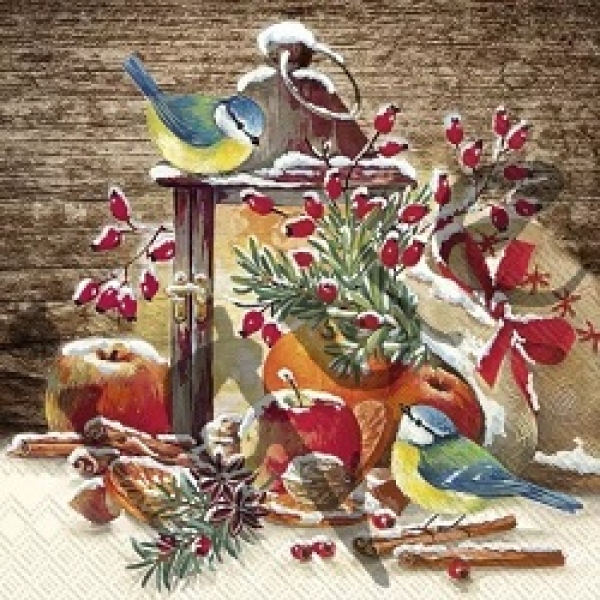 Serviette winter light