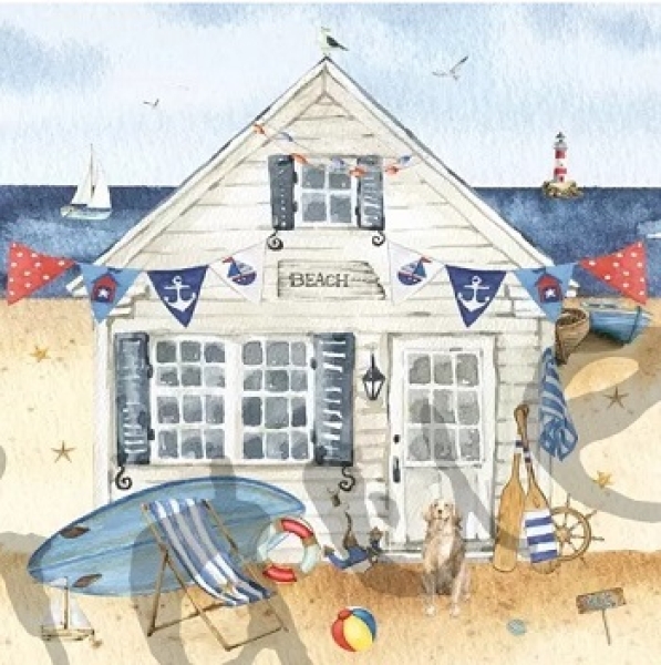 Serviette enjoy a day by the beach