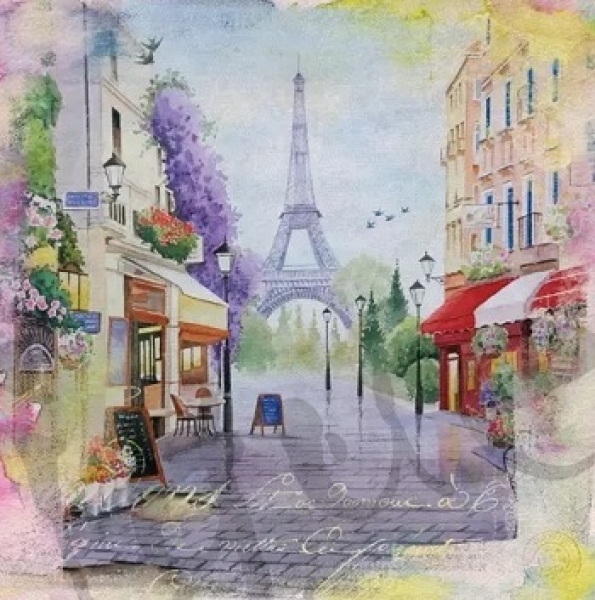 Serviette quartier marais en paris