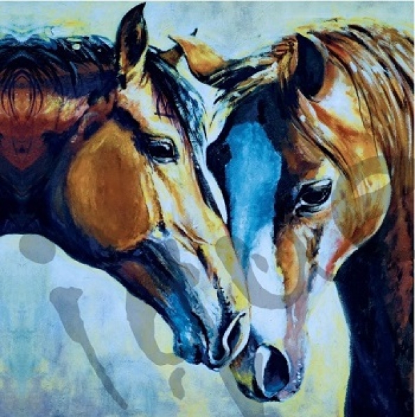 Serviette horses