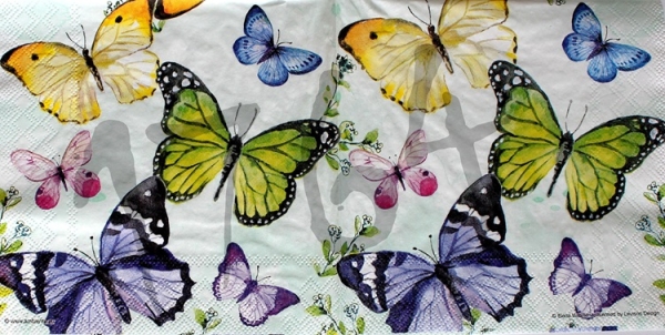 Serviette beautiful butterfly - Kopie - Kopie