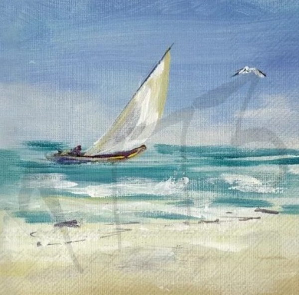 Serviette summer sailing