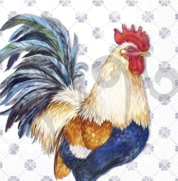 Serviette albert rooster