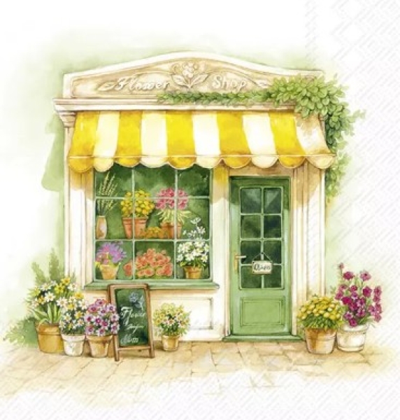 Serviette flower shop
