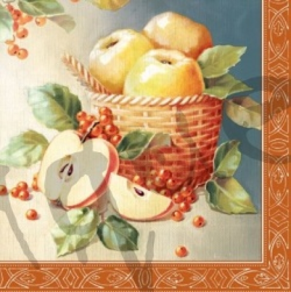 Serviette apple picking