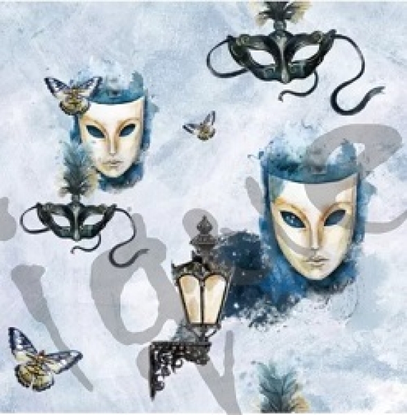 Serviette masquerade