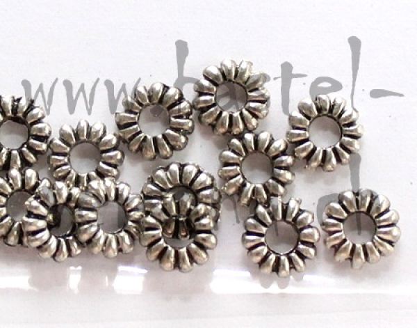 Abstandhalter Perle antik silber