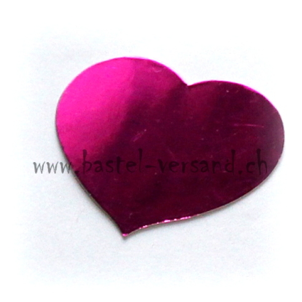 Spiegelherz 3,2cm pink