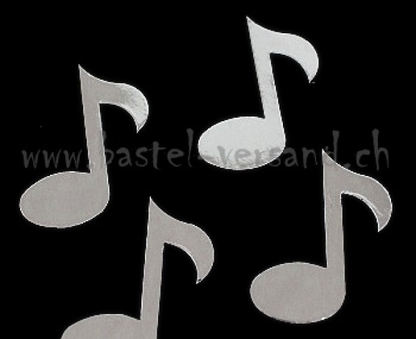 Spiegelkarton Note silber (1Stk.)