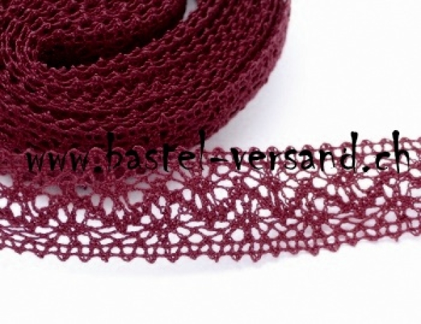 Spitze 25mm dunkelrot