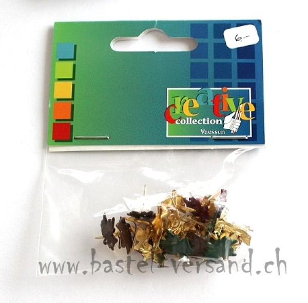 Papierklammer Ahornblatt (mit Splint) assortiert