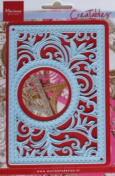 Marianne Design Stanzschablone "Rectangle Swirly"