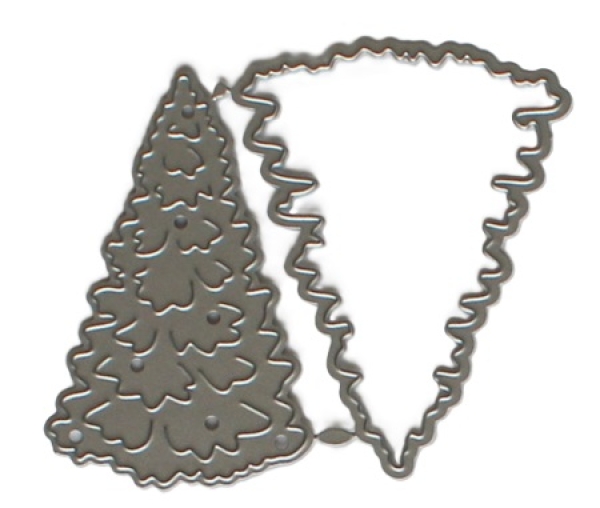 Stanzschablone "Tannenbäume"