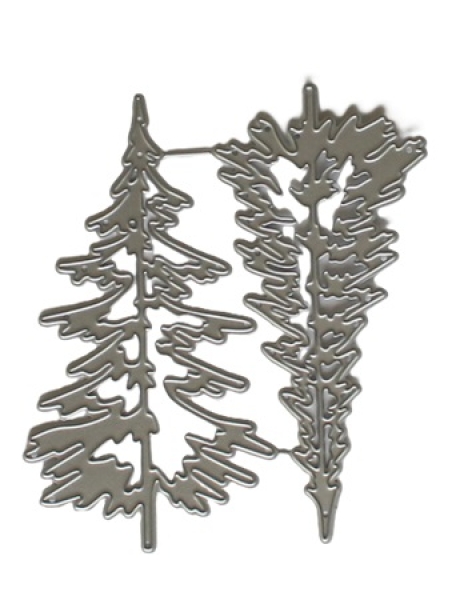 Stanzschablone "Tannenbäume"