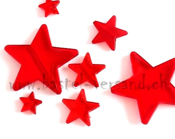 Acryl Stern rot 1,4cm