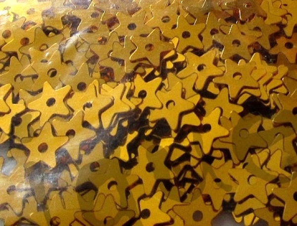 Pailletten Stern 5mm gold