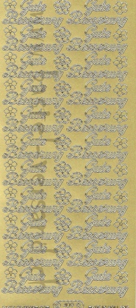 Sticker Gute Besserung (409) gold