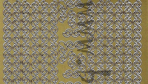 Sticker Linien und Ecken (1060) gold